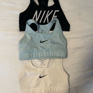 3 pack bundle of Nike Sports Bras